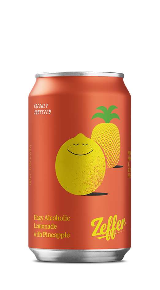 Hazy Alcoholic Lemonade with Pineapple